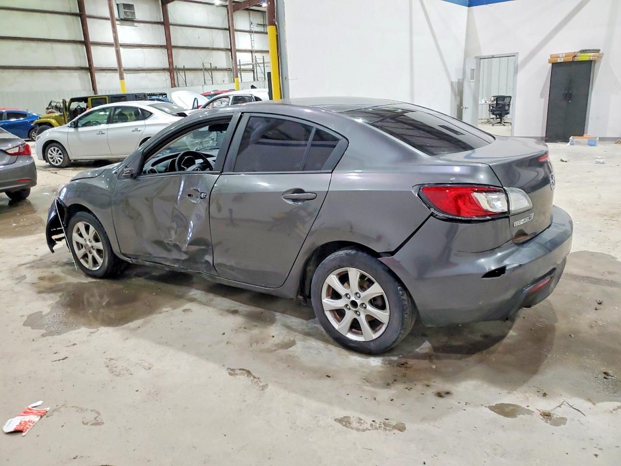 2011 Mazda 3 I Gray vin: JM1BL1VG7B1419035