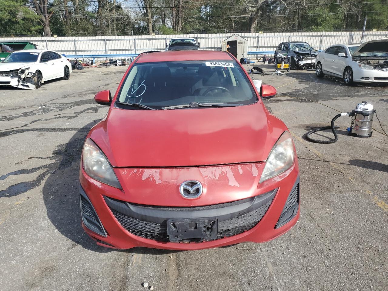 2011 Mazda 3 I Красный vin: JM1BL1VG7B1478103