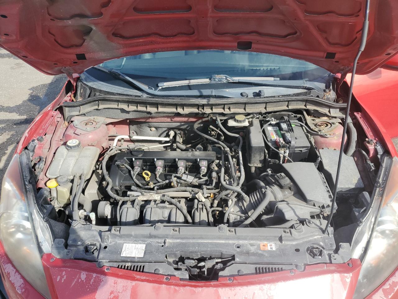 2011 Mazda 3 I Красный vin: JM1BL1VG7B1478103