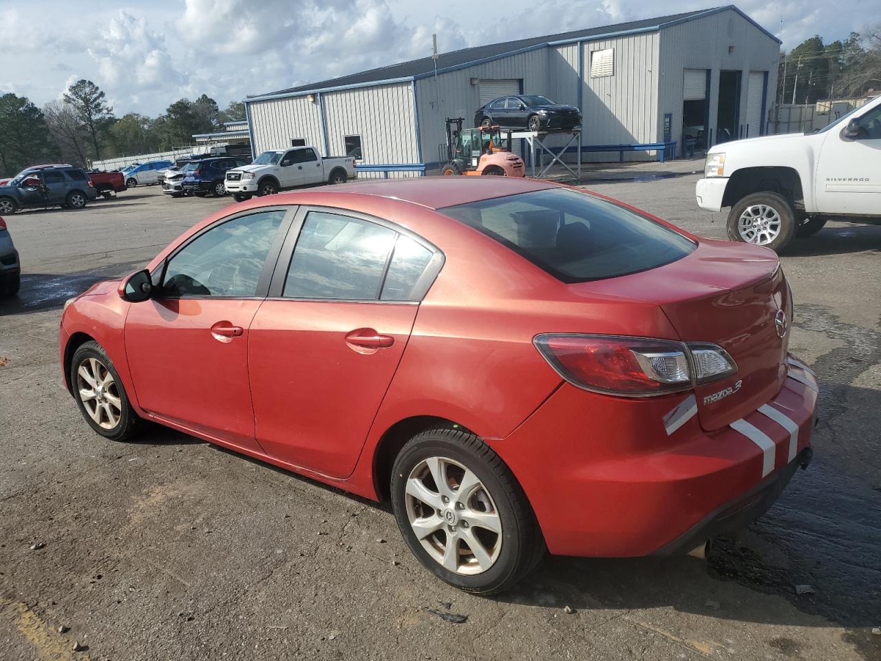 2011 Mazda 3 I Красный vin: JM1BL1VG7B1478103