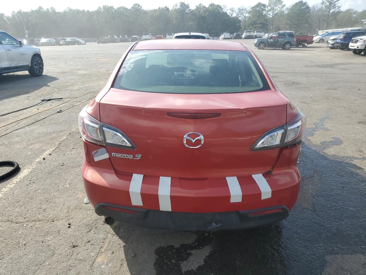 2011 Mazda 3 I Красный vin: JM1BL1VG7B1478103