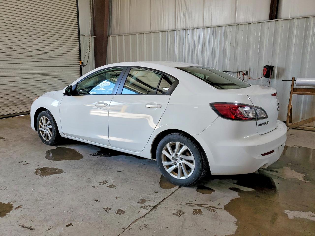 2012 Mazda 3 I White vin: JM1BL1VG7C1510646