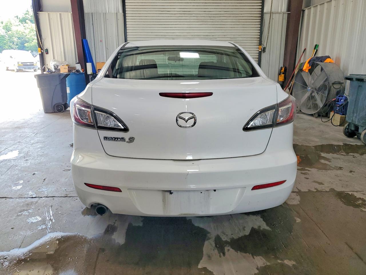 2012 Mazda 3 I White vin: JM1BL1VG7C1510646