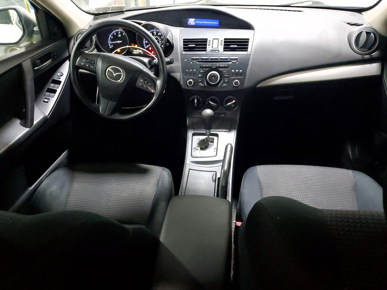 2012 Mazda 3 I White vin: JM1BL1VG7C1510646