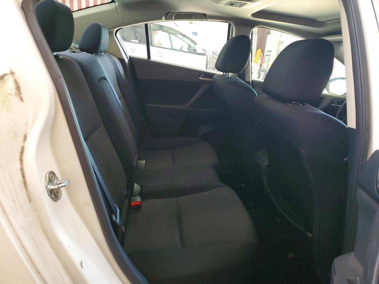 2012 Mazda 3 I White vin: JM1BL1VG7C1510646