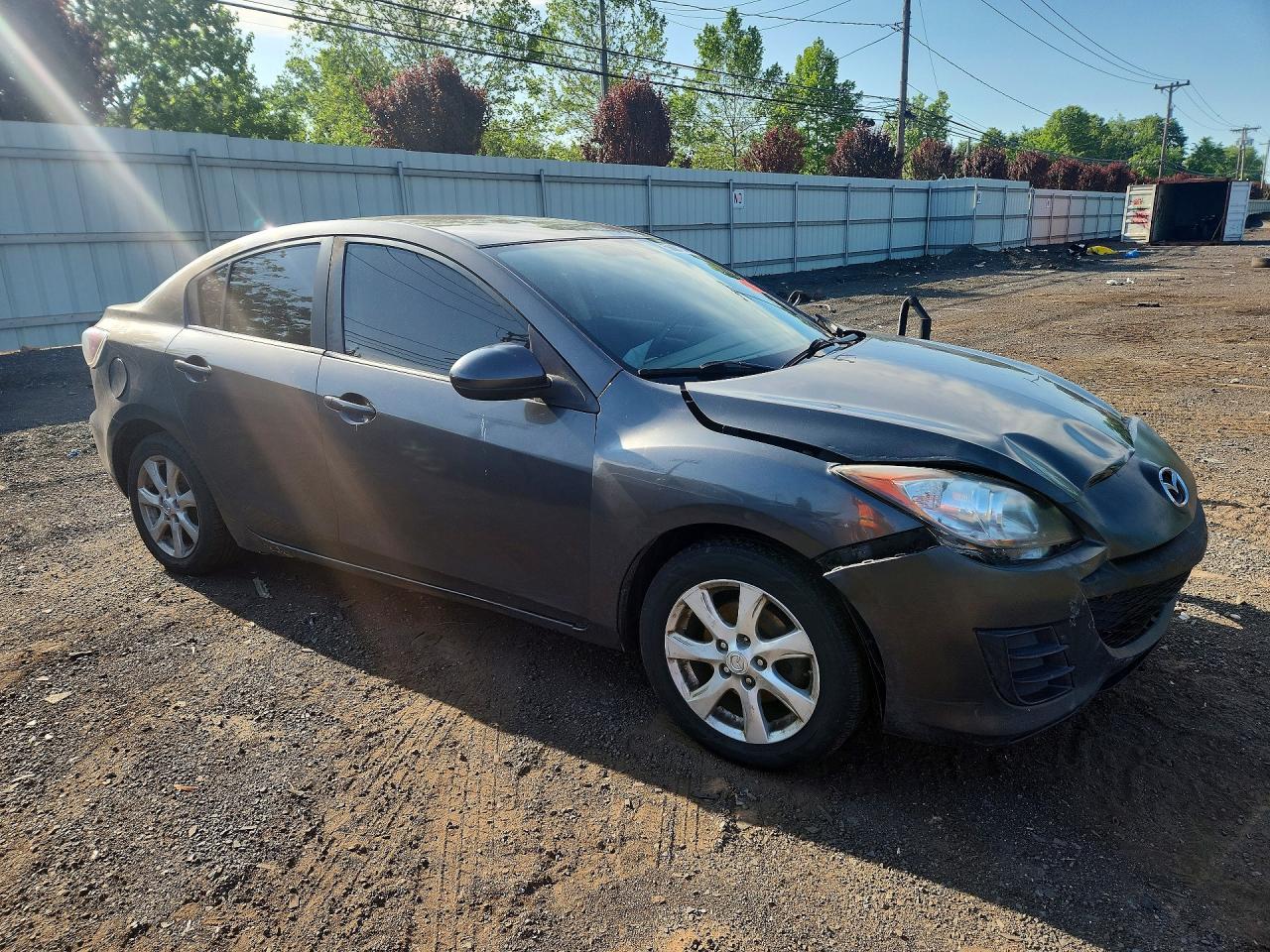 2011 Mazda 3 I Серый vin: JM1BL1VG8B1369407