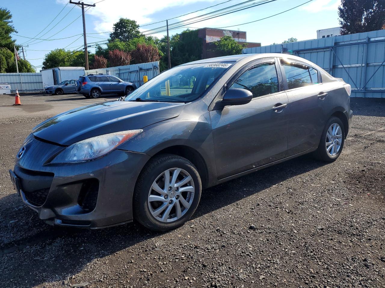 2012 Mazda 3 I Gray vin: JM1BL1VG8C1506976