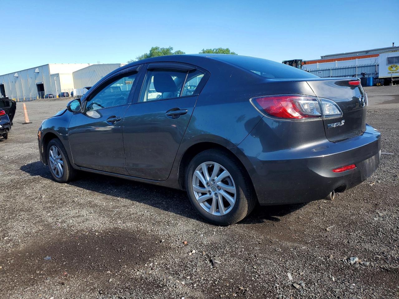 2012 Mazda 3 I Gray vin: JM1BL1VG8C1506976