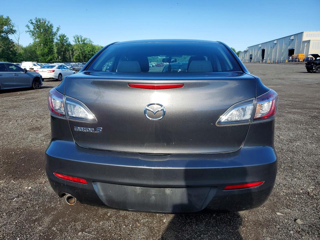 2012 Mazda 3 I Gray vin: JM1BL1VG8C1506976