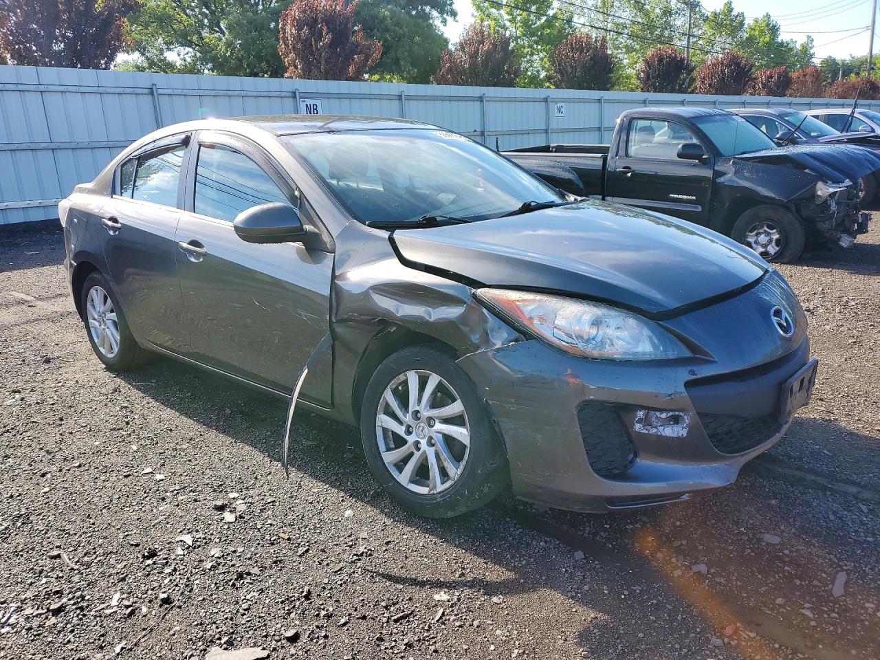 2012 Mazda 3 I Gray vin: JM1BL1VG8C1506976