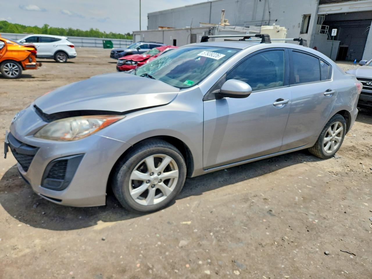 2011 Mazda 3 I Silver vin: JM1BL1VG9B1401149