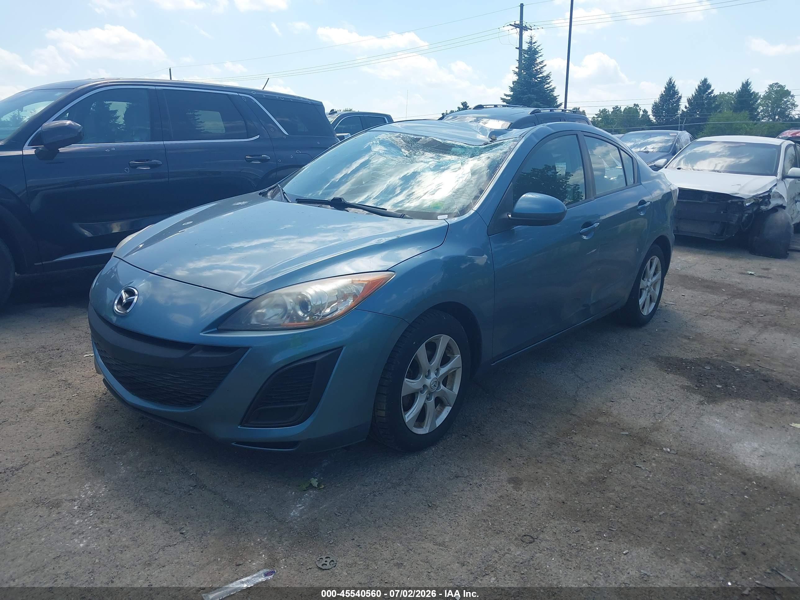 2011 Mazda Mazda3 I Touring Gray vin: JM1BL1VG9B1454420