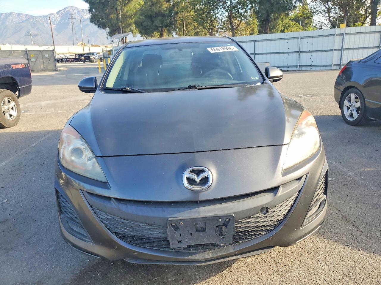 2011 Mazda 3 I Gray vin: JM1BL1VG9B1487661