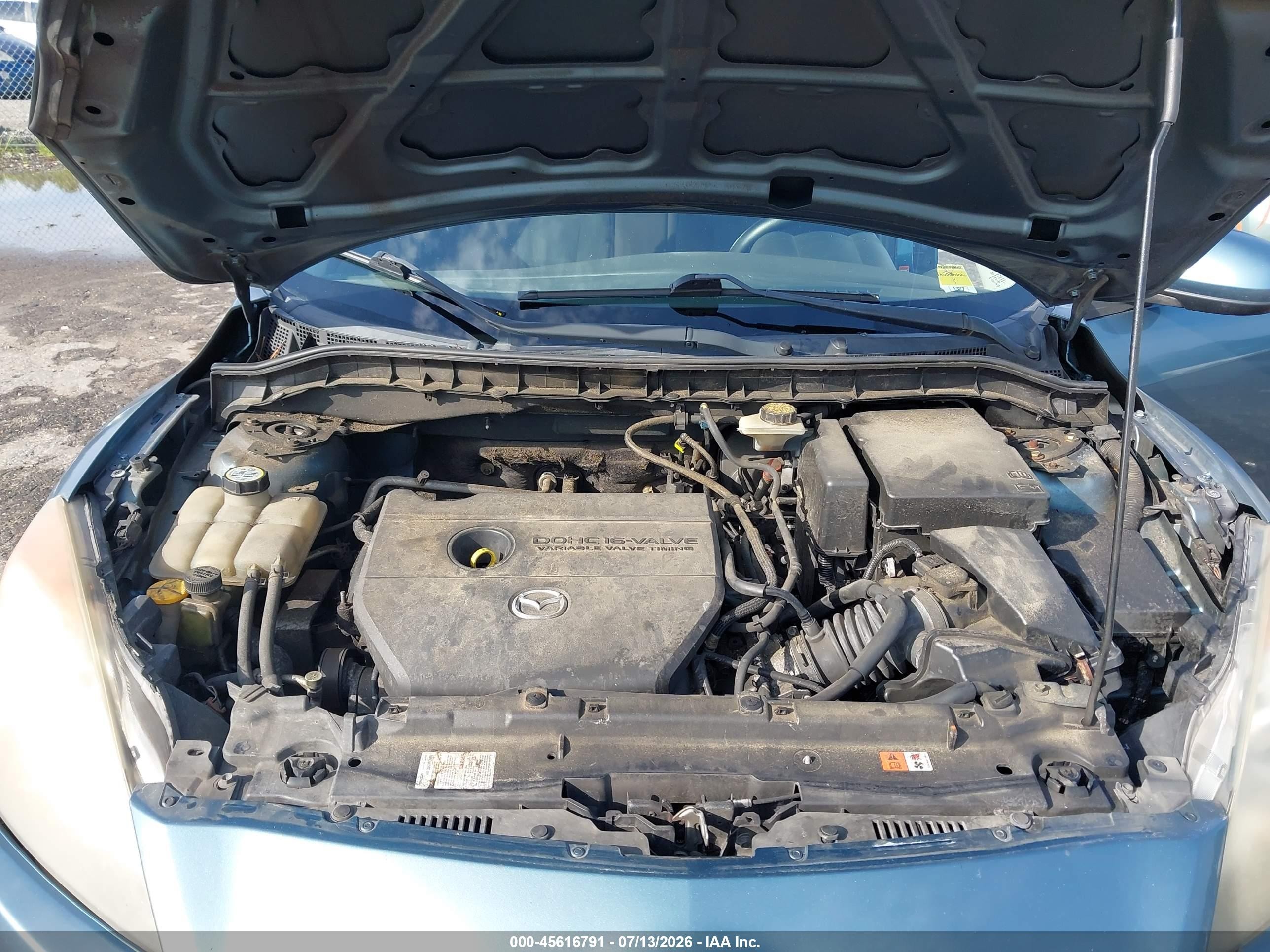 2011 Mazda Mazda3 I Touring Синий vin: JM1BL1VGXB1411916