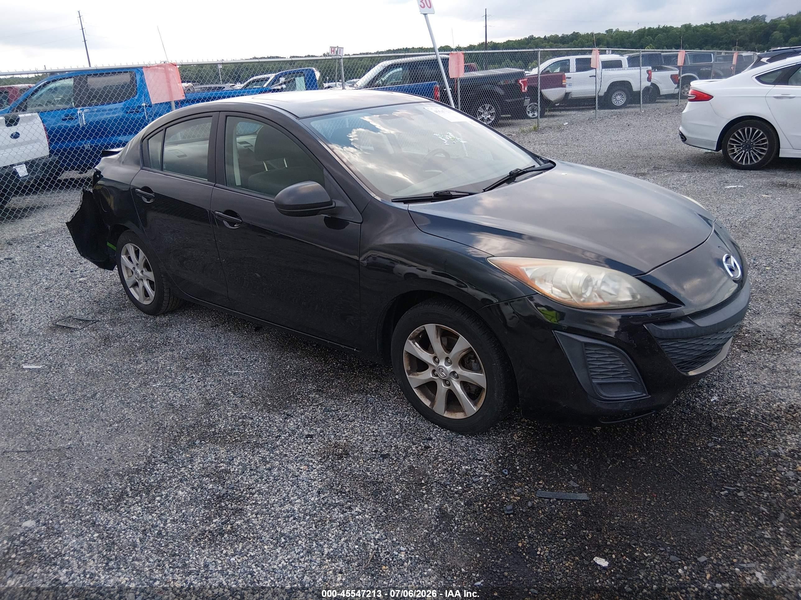 2011 Mazda Mazda3 I Touring Черный vin: JM1BL1VGXB1422074