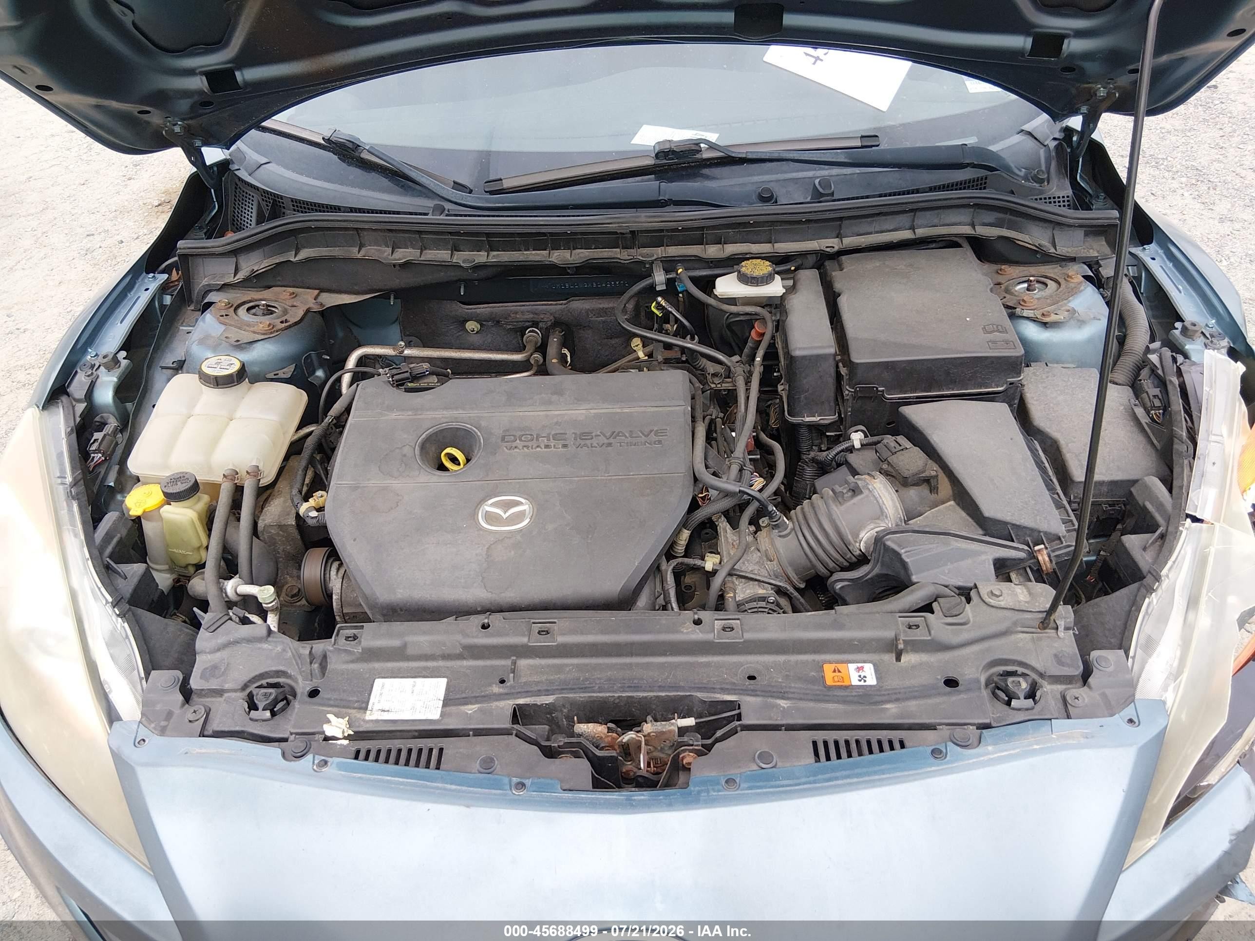 2011 Mazda Mazda3 I Touring Teal vin: JM1BL1VGXB1423371