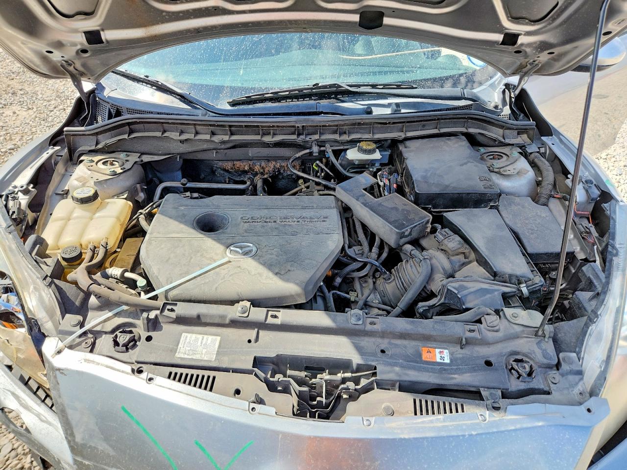 2011 Mazda 3 I Серебряный vin: JM1BL1VGXB1434869