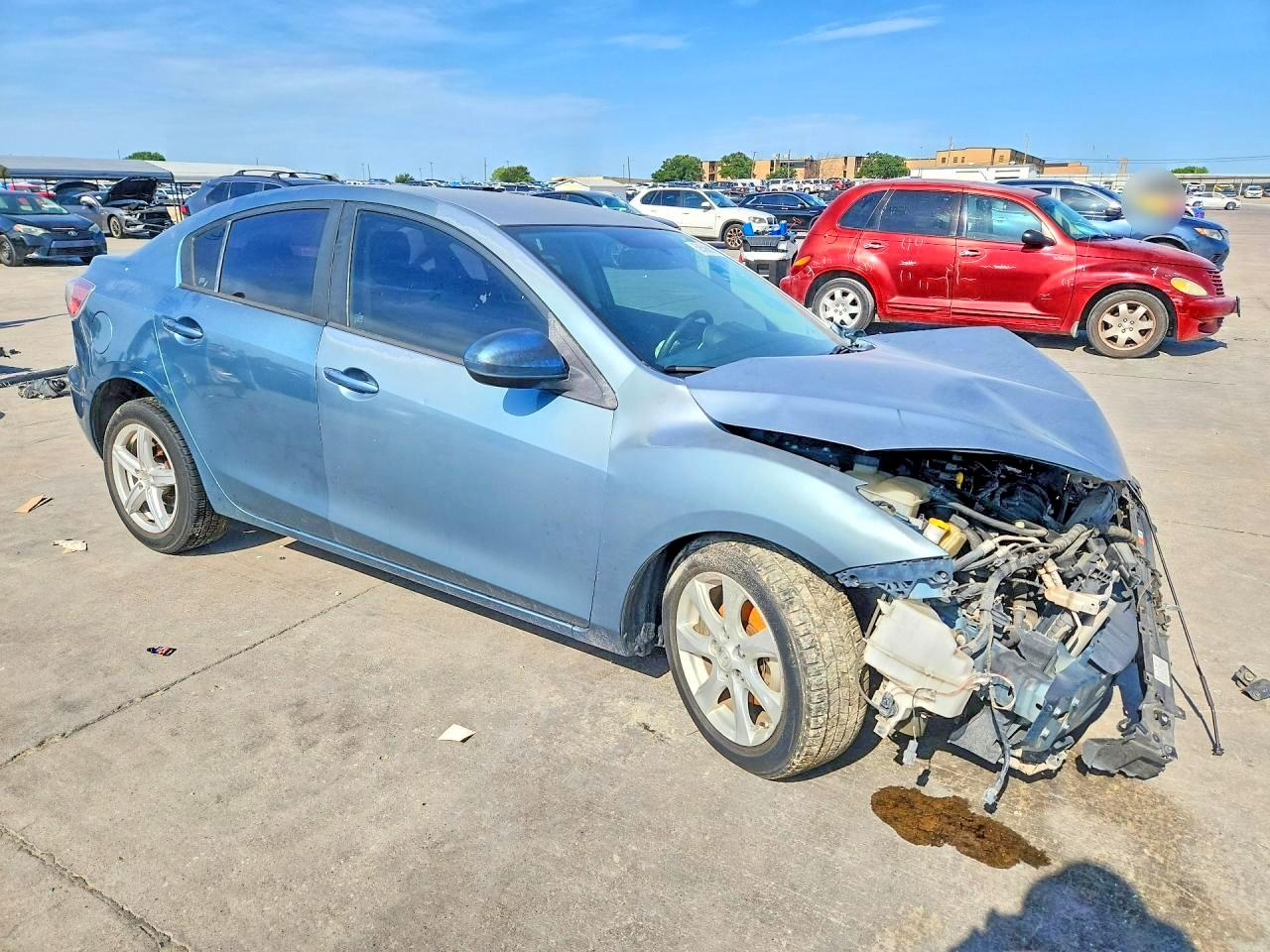 2011 Mazda 3 I Бирюзовый vin: JM1BL1VGXB1443846