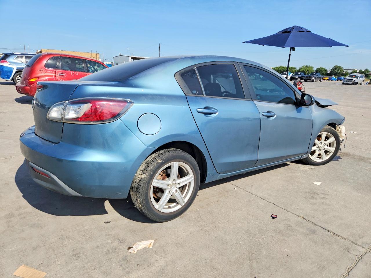 2011 Mazda 3 I Бирюзовый vin: JM1BL1VGXB1443846