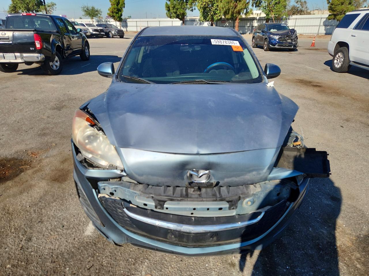 2011 Mazda 3 I Бирюзовый vin: JM1BL1VGXB1477608