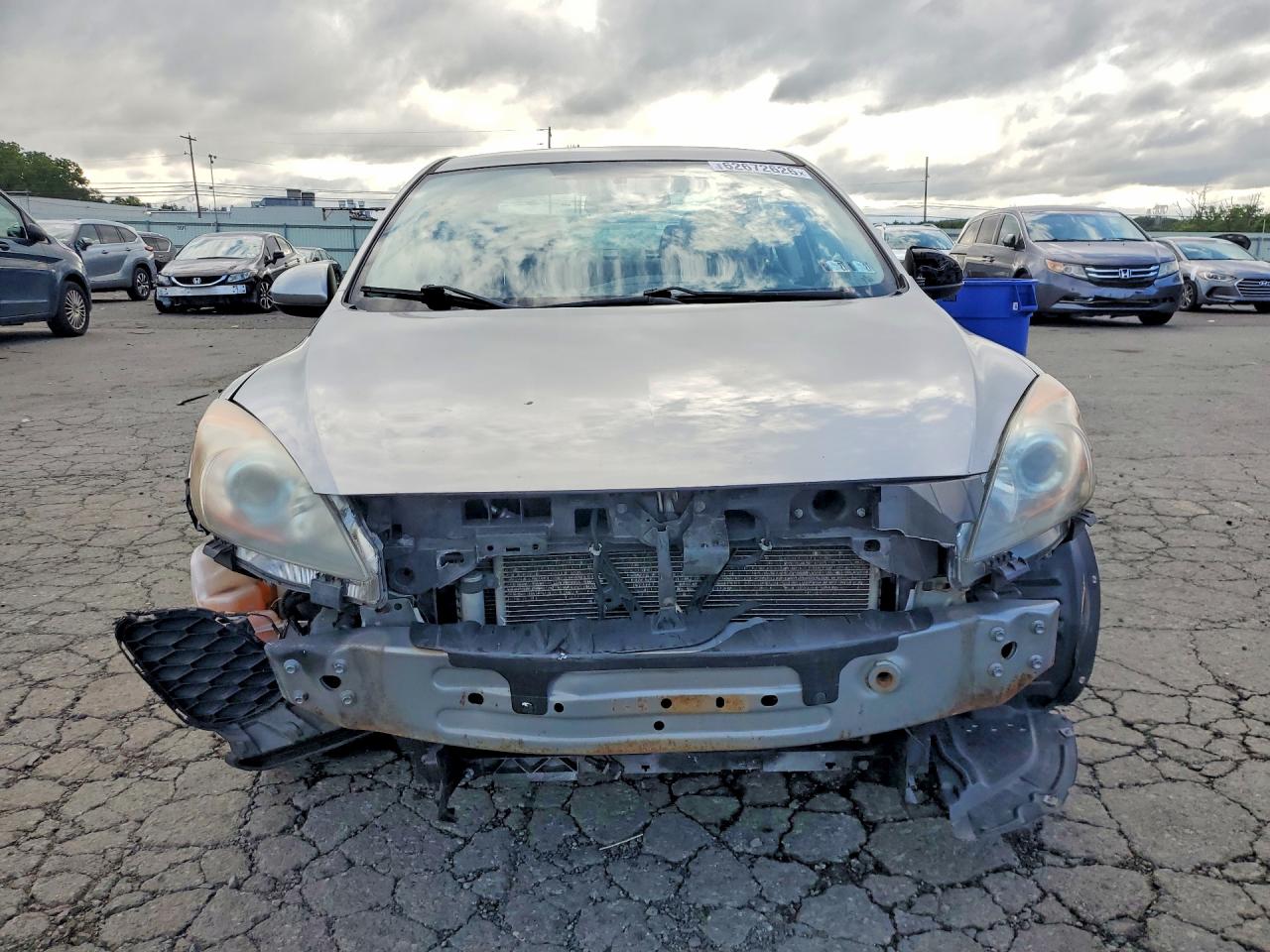 2013 Mazda 3 I Silver vin: JM1BL1VP2D1820012