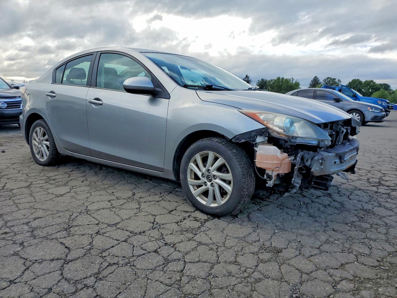2013 Mazda 3 I Silver vin: JM1BL1VP2D1820012