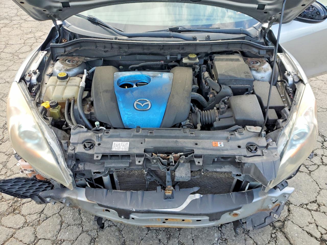 2013 Mazda 3 I Silver vin: JM1BL1VP2D1820012