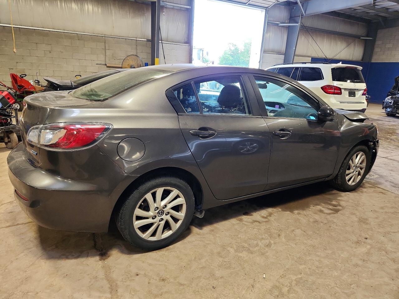 2013 Mazda 3 I Gray vin: JM1BL1VP3D1776828