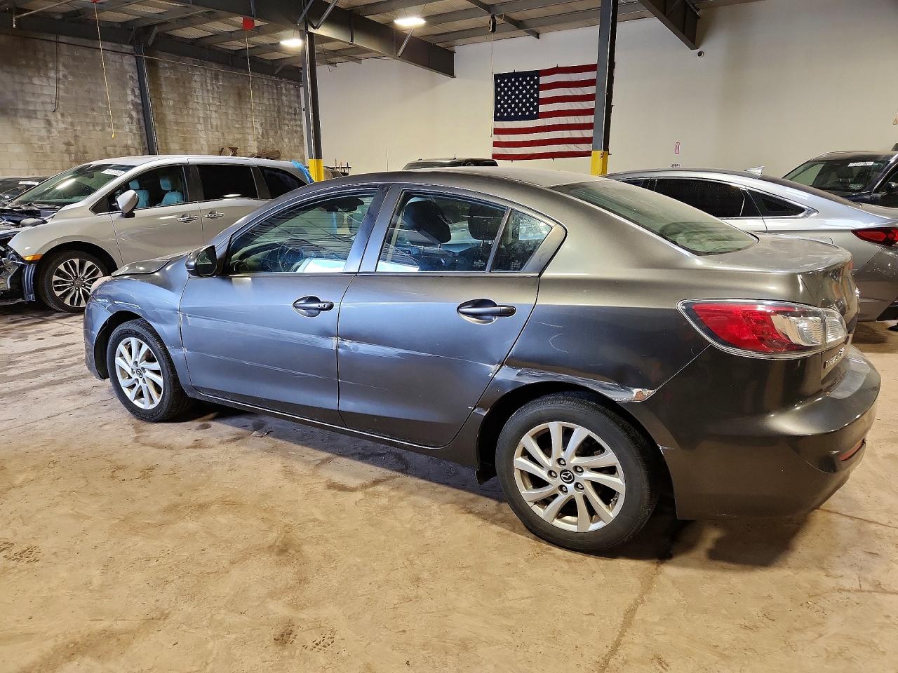 2013 Mazda 3 I Gray vin: JM1BL1VP3D1776828
