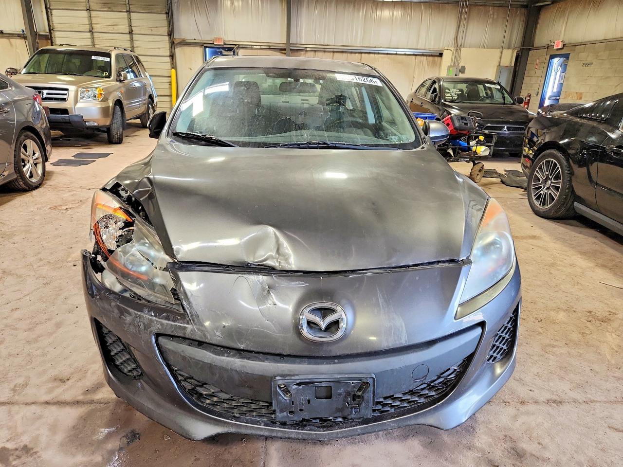2013 Mazda 3 I Gray vin: JM1BL1VP3D1776828
