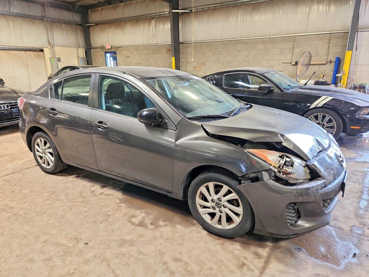 2013 Mazda 3 I Gray vin: JM1BL1VP3D1776828