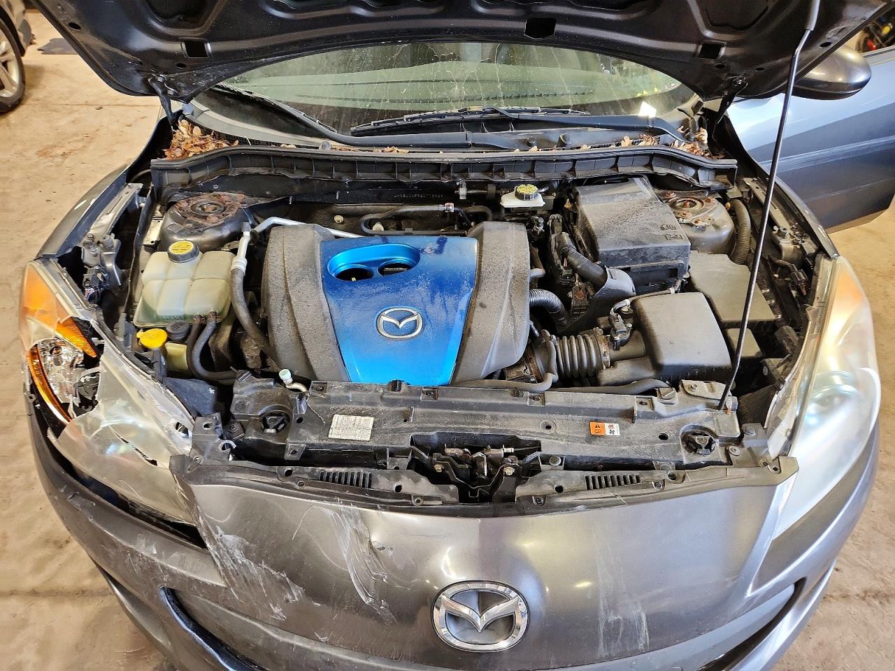 2013 Mazda 3 I Gray vin: JM1BL1VP3D1776828