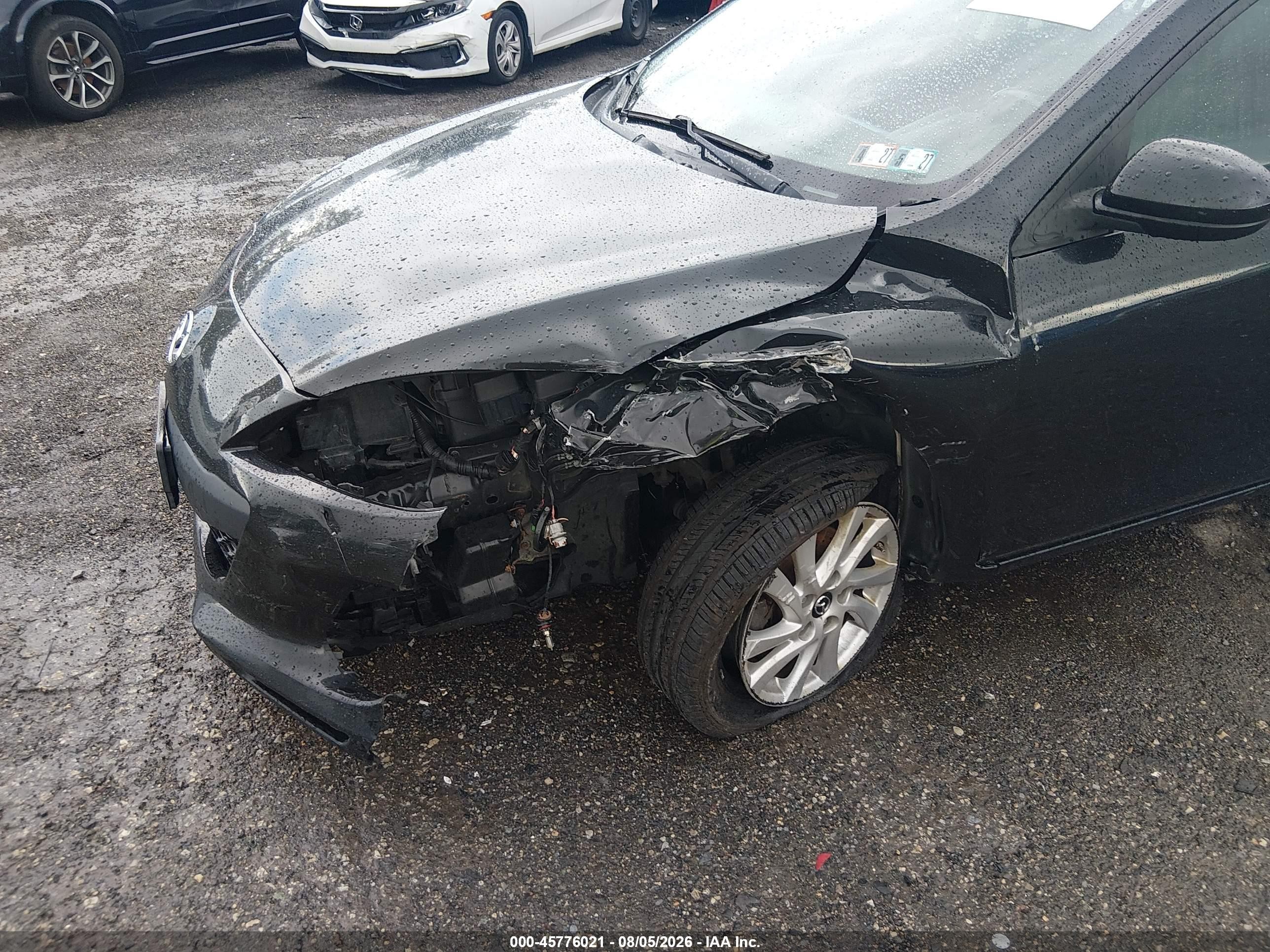 2013 Mazda Mazda3 I Touring Black vin: JM1BL1VP5D1811398