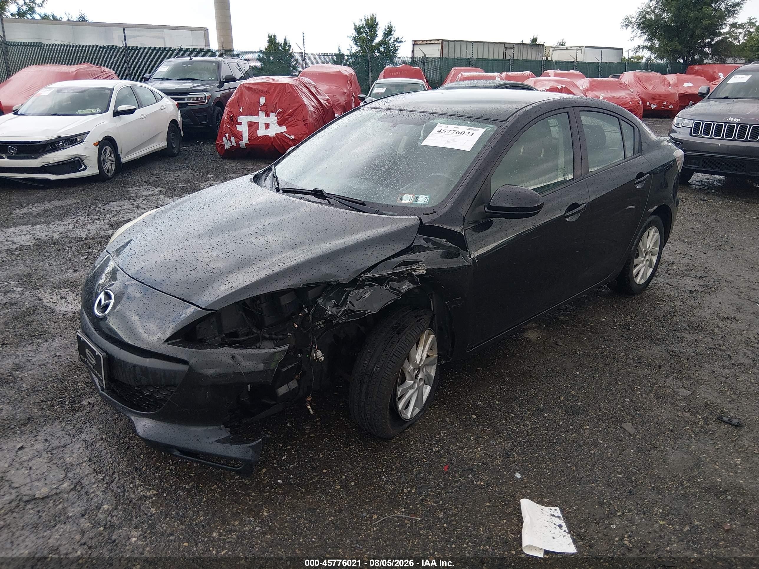 2013 Mazda Mazda3 I Touring Black vin: JM1BL1VP5D1811398