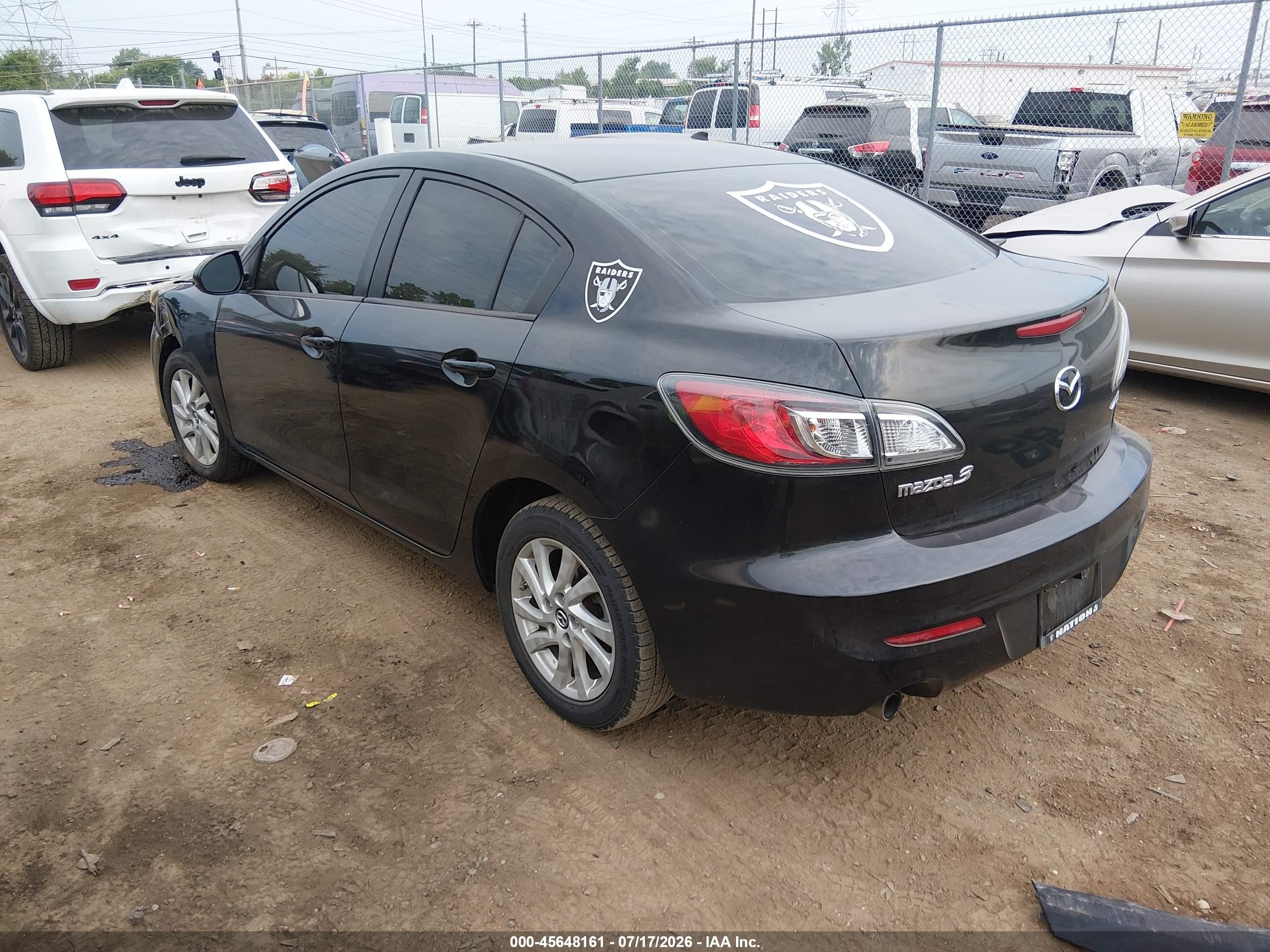 2013 Mazda Mazda3 I Touring Black vin: JM1BL1VP6D1804055
