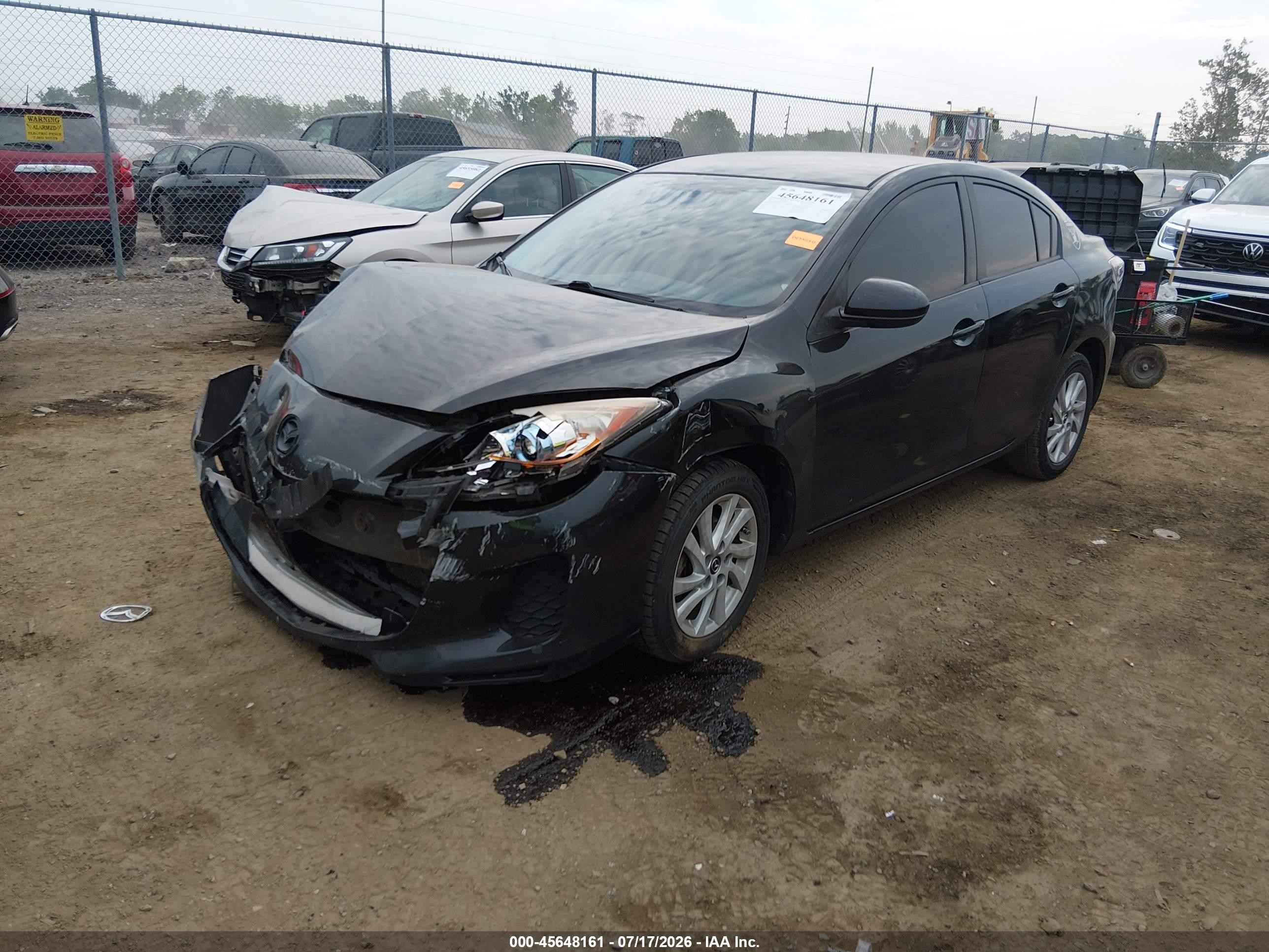 2013 Mazda Mazda3 I Touring Black vin: JM1BL1VP6D1804055