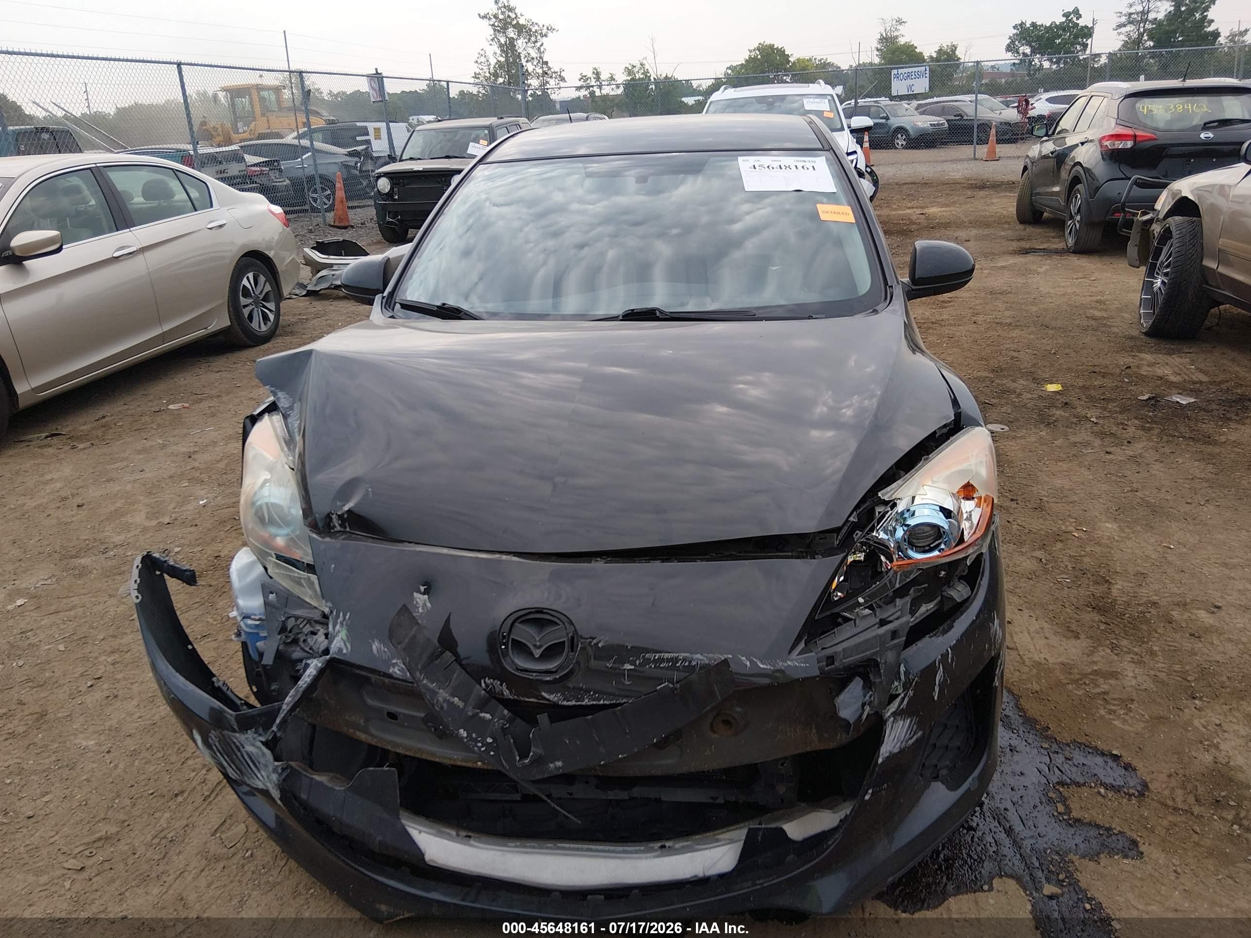 2013 Mazda Mazda3 I Touring Black vin: JM1BL1VP6D1804055