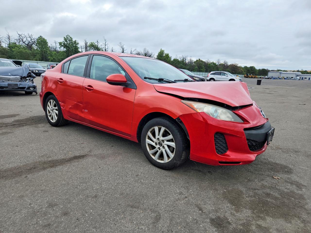 2013 Mazda 3 I Red vin: JM1BL1VP8D1740603