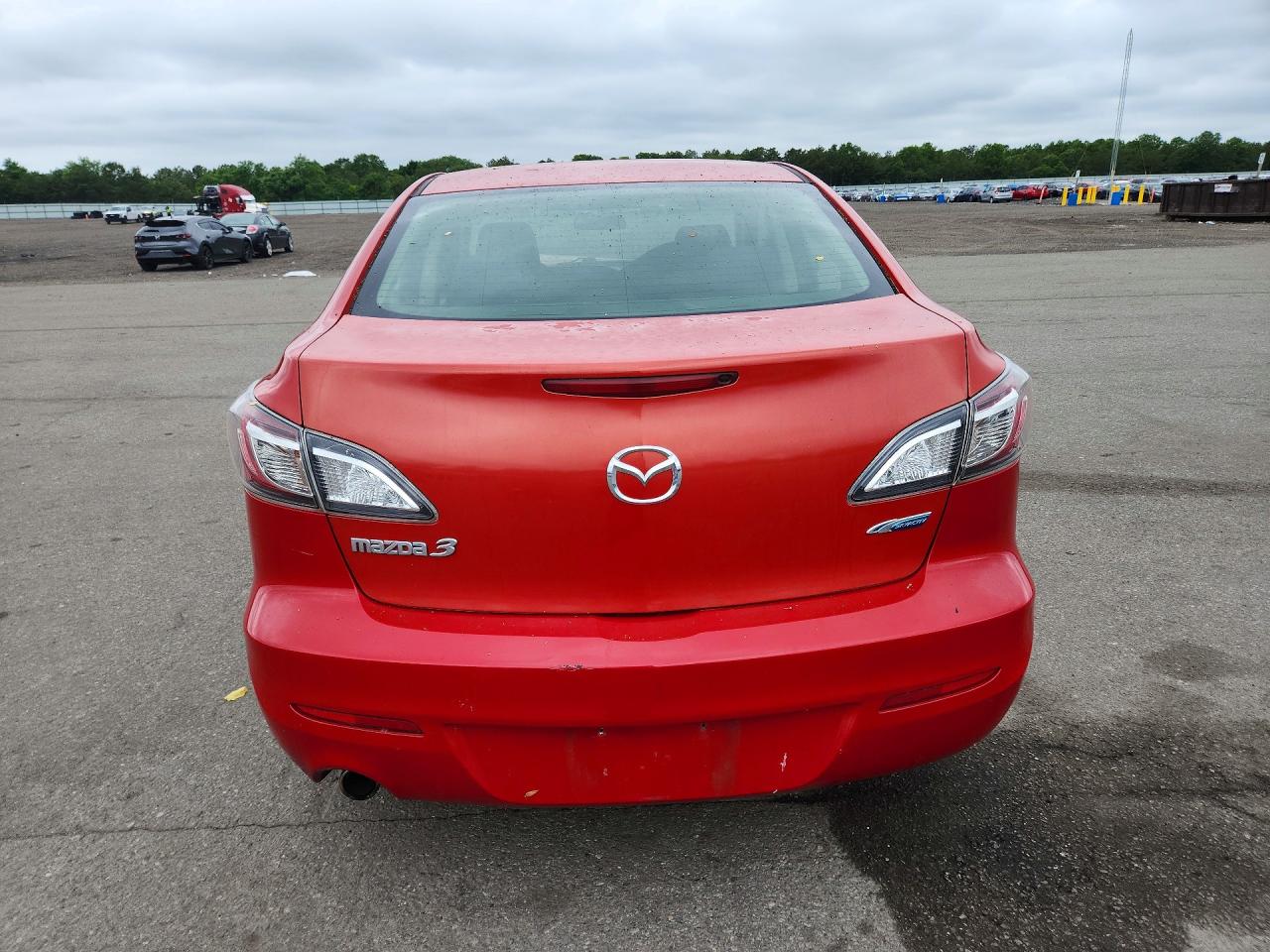 2013 Mazda 3 I Red vin: JM1BL1VP8D1740603