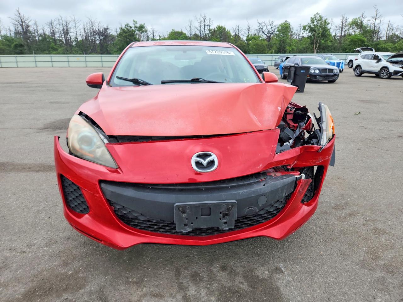 2013 Mazda 3 I Red vin: JM1BL1VP8D1740603
