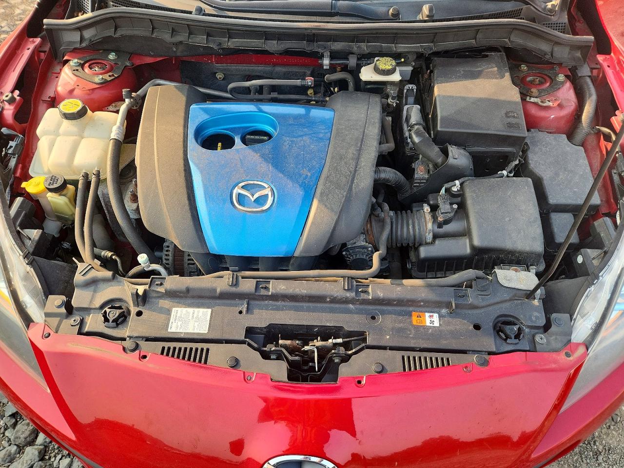 2013 Mazda 3 I Red vin: JM1BL1VPXD1804740