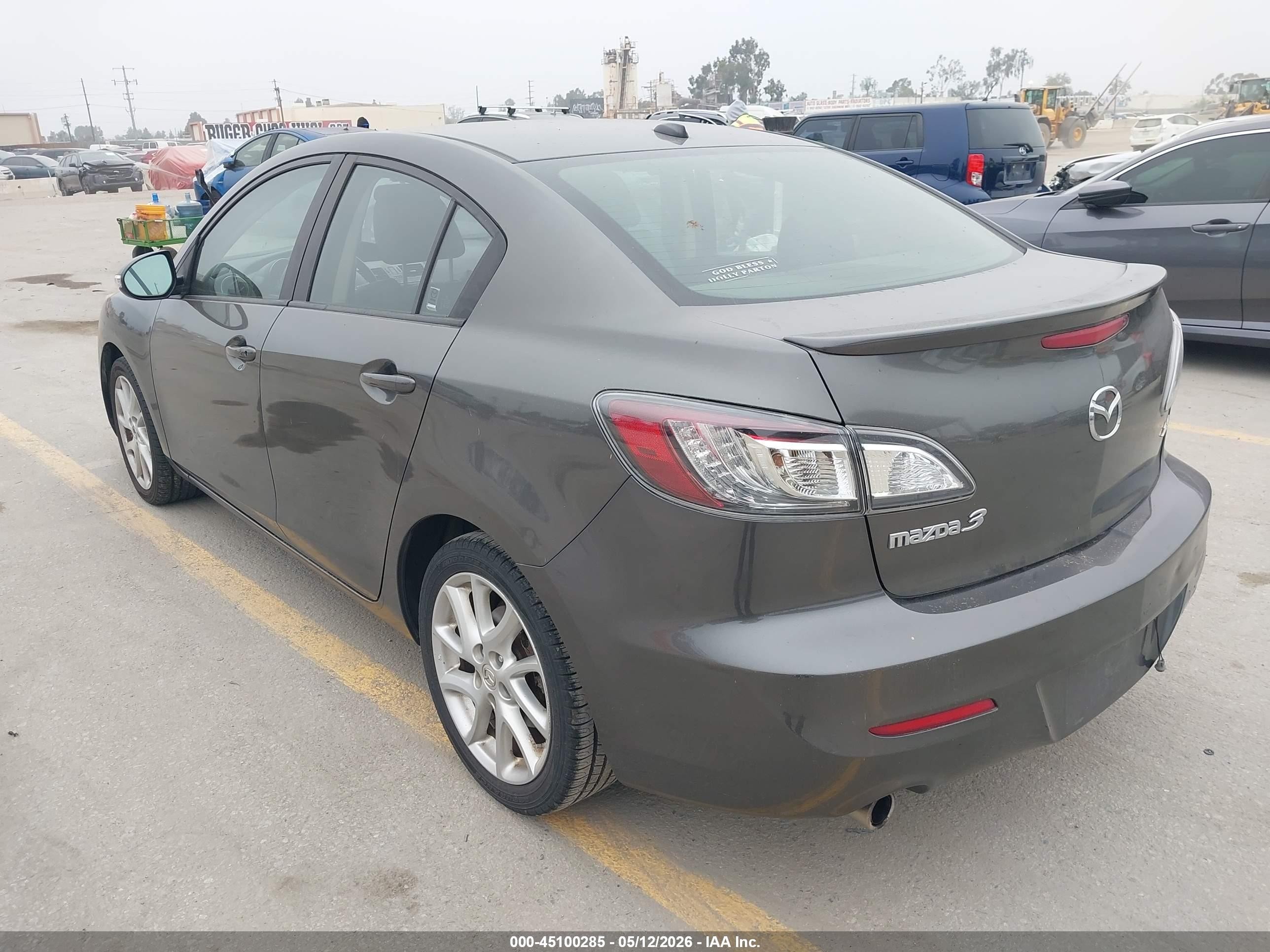 2012 Mazda Mazda3 S Grand Touring Gray vin: JM1BL1W52C1546211
