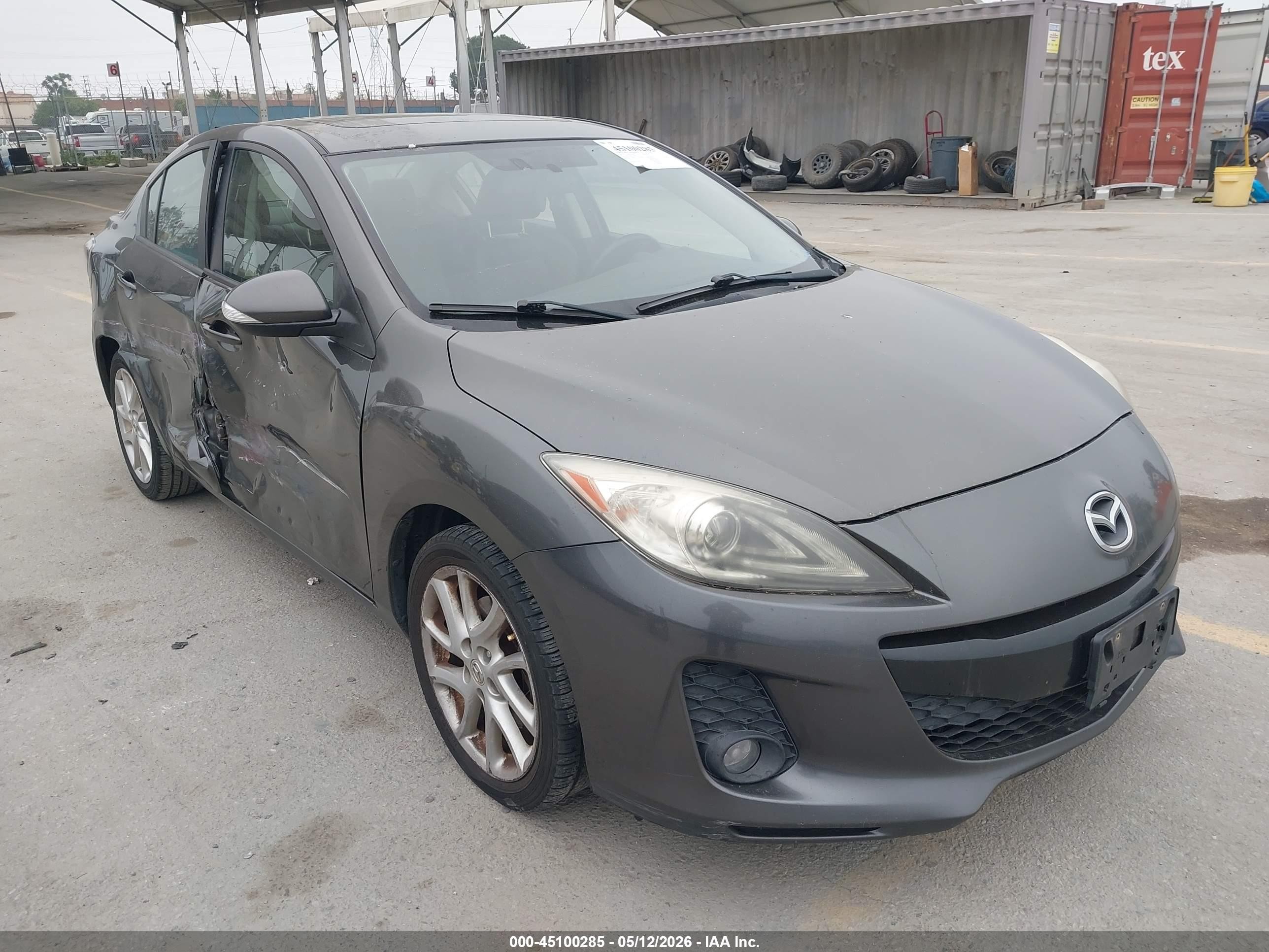 2012 Mazda Mazda3 S Grand Touring Gray vin: JM1BL1W52C1546211