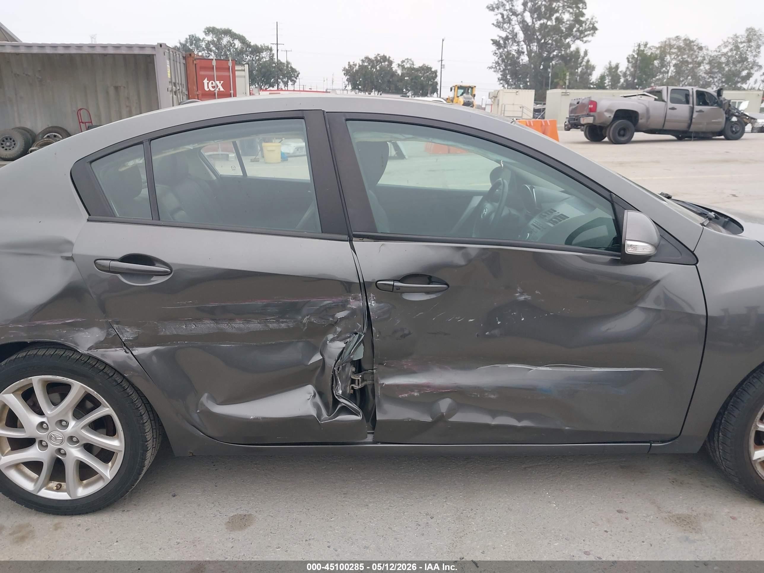 2012 Mazda Mazda3 S Grand Touring Gray vin: JM1BL1W52C1546211