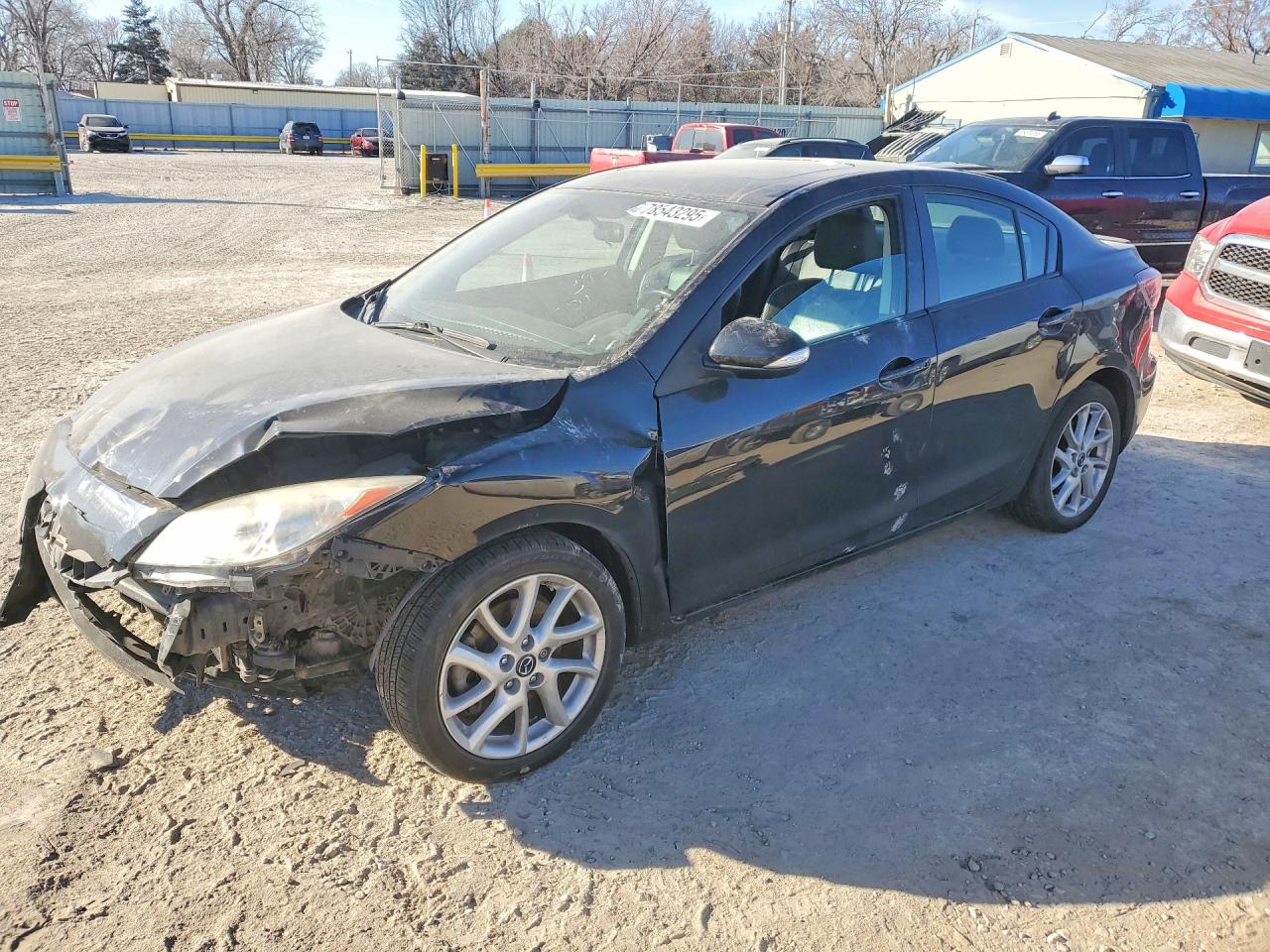 2013 Mazda 3 S Серый vin: JM1BL1W52D1802560