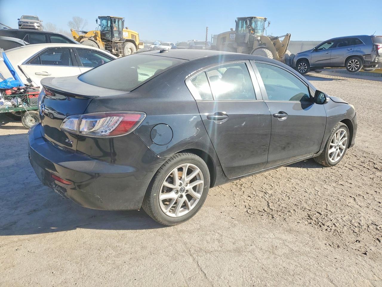 2013 Mazda 3 S Gray vin: JM1BL1W52D1802560