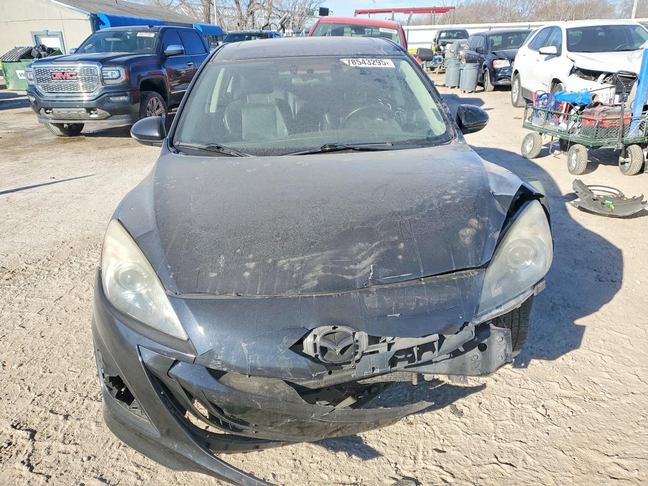 2013 Mazda 3 S Gray vin: JM1BL1W52D1802560