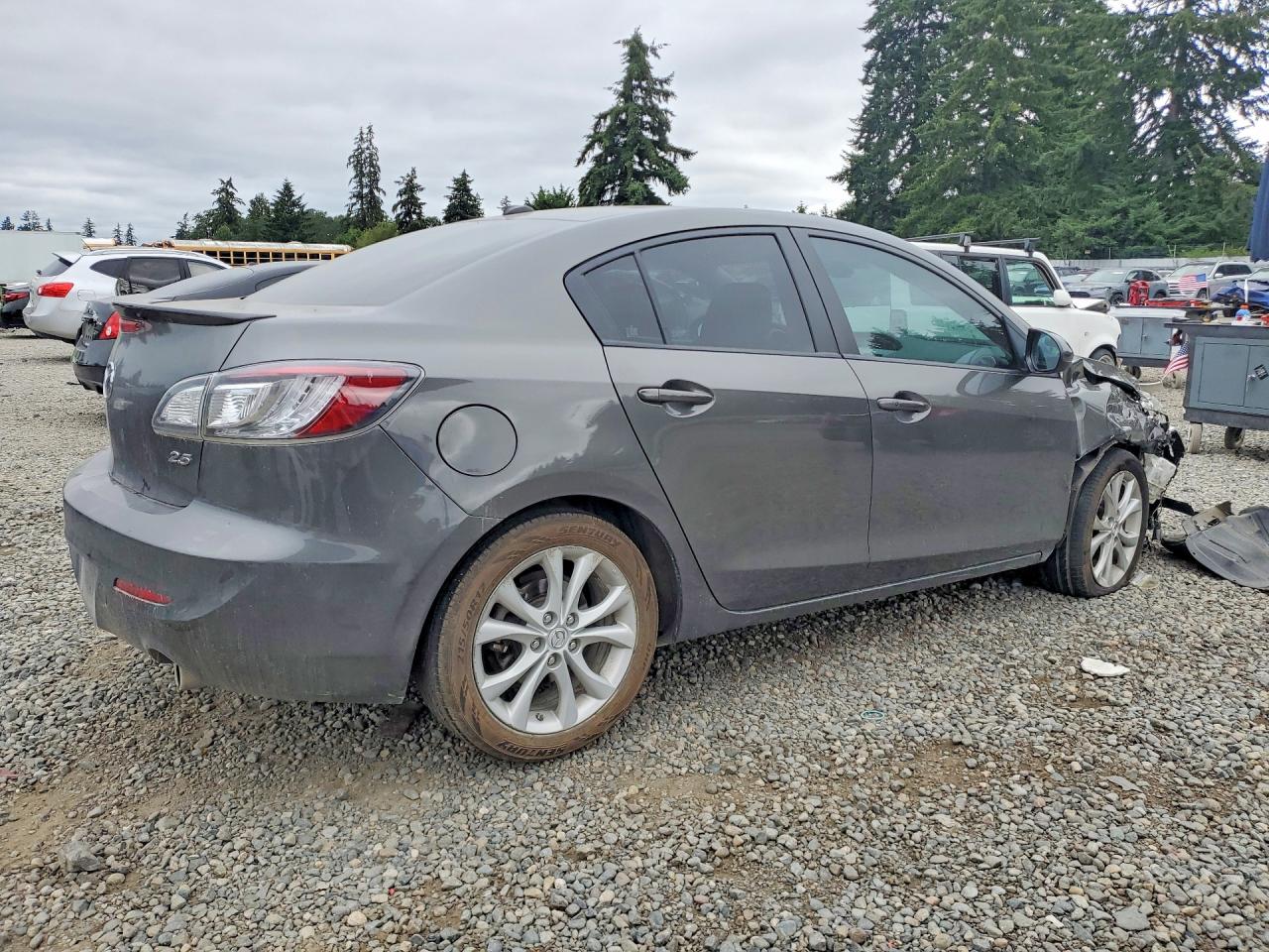 2011 Mazda 3 S Серый vin: JM1BL1W53B1478953