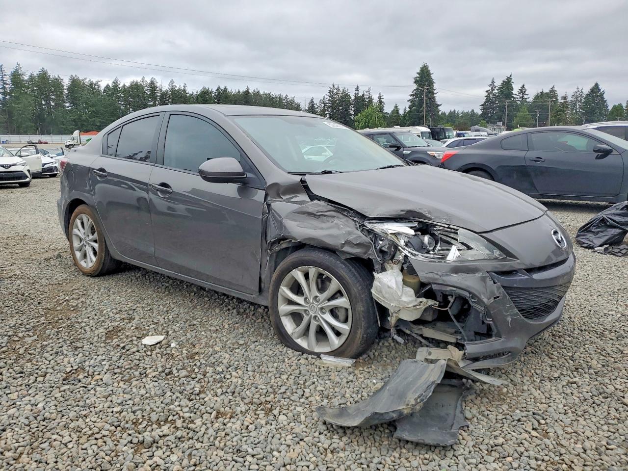 2011 Mazda 3 S Серый vin: JM1BL1W53B1478953