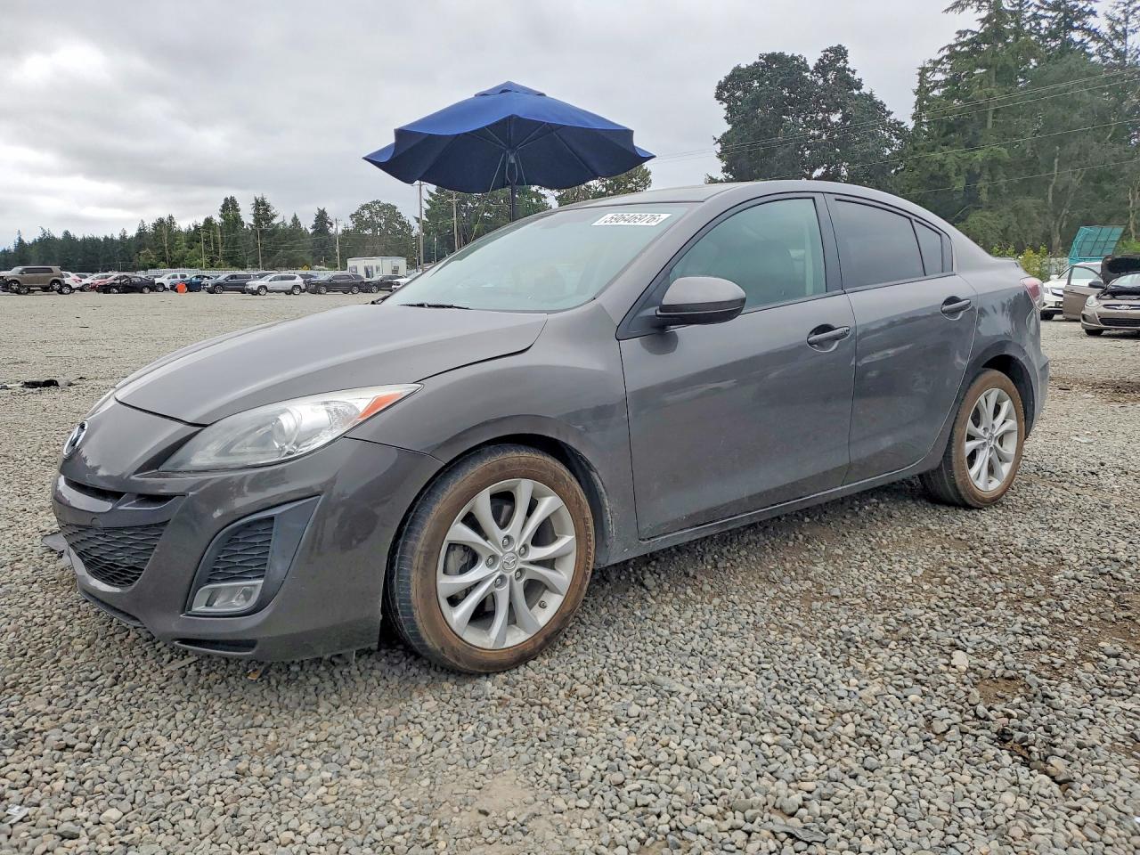 2011 Mazda 3 S Gray vin: JM1BL1W53B1478953
